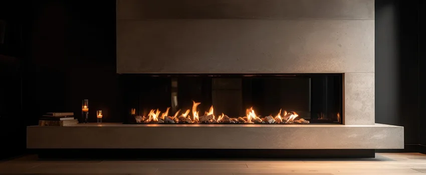 Gas Fireplace Ember Bed Design Services in La Ca, California