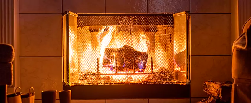 Mendota Hearth Landscape Fireplace Installation in La Ca, California