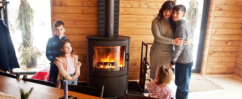 Morso Cast Iron Fireplace Insert Installation in La Ca, California
