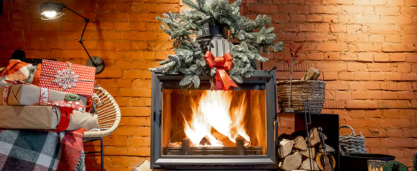 Travis Industries Linear Gas Fireplace Installation in La Ca, California