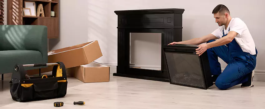 Old Rusted Metal Fireplace Repair And Replacement in La Ca, CA